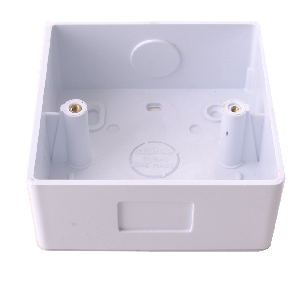 G Pvc Surface Mounted Box Mm Deep Single Pattress Box Mm Conduit