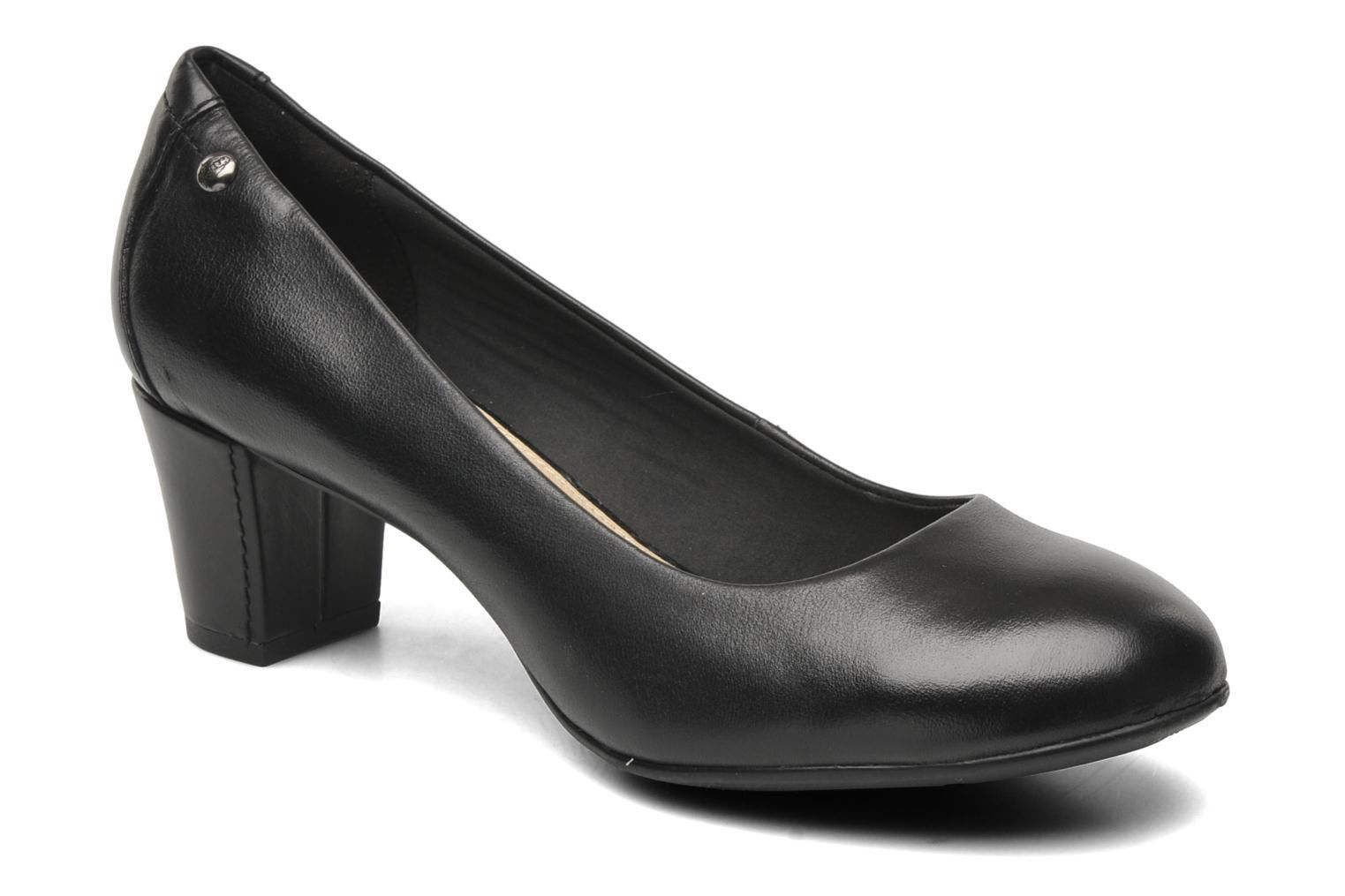 Womens Hush Puppies Imagery Leather High Heels Court Pump Shoes Sizes 3