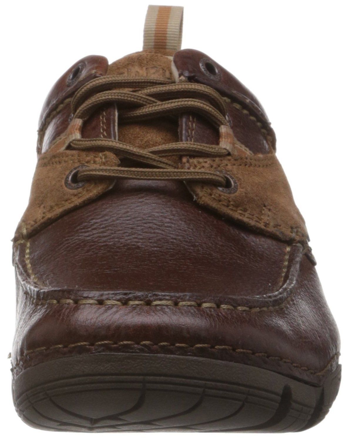 Hush Puppies Torque Oxford Mens Casual Brown Leather Vibram Sole Shoes eBay