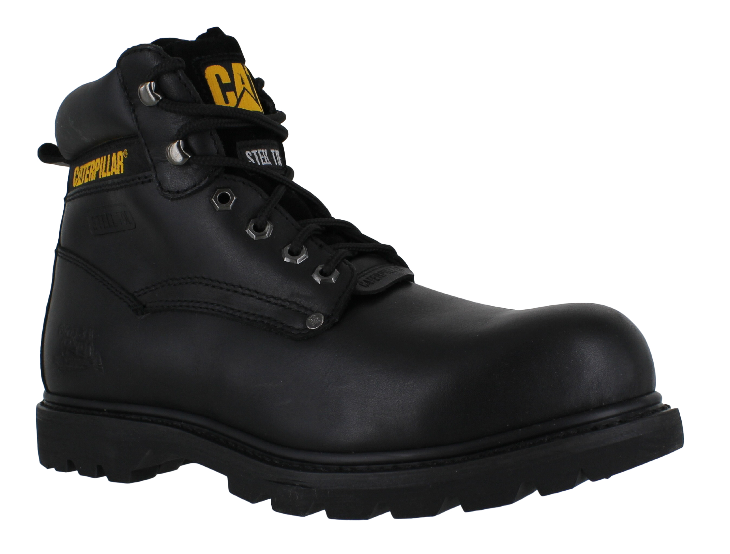 Mens Caterpillar Sheffield SB Lace Up Work Safety Steel Toe Boots Sizes 6 to 14 eBay
