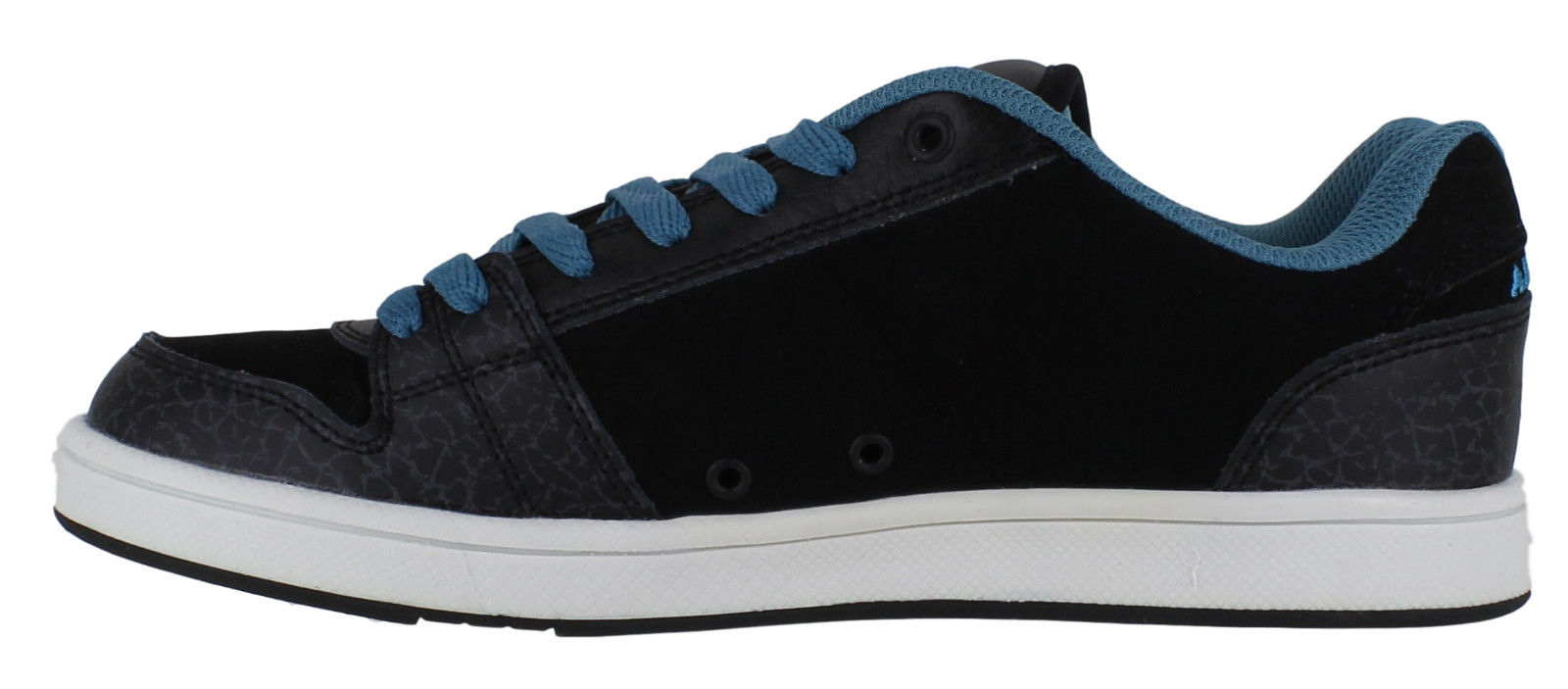 AirWalk Boys Junior Black / Blue Casual Skate Lace Up Padded Shoes