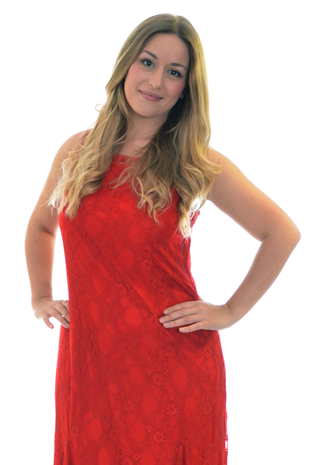 New Ladies Dress Womens Spanish Style Floral Lace ALine Hem Plus Size