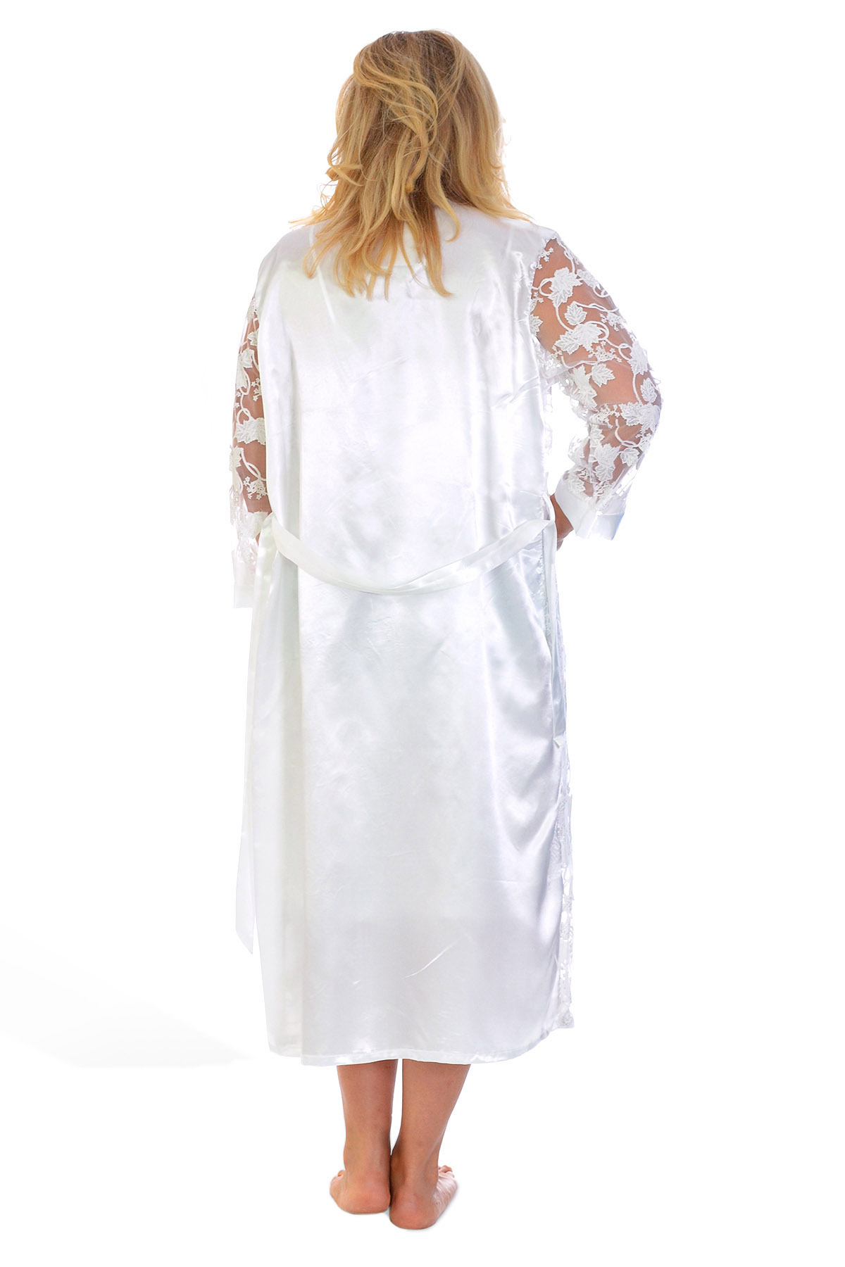 Neu Damen Übergröße Nachthemd Frau Kleid Unterhose Leibchen Satin Faux Seide