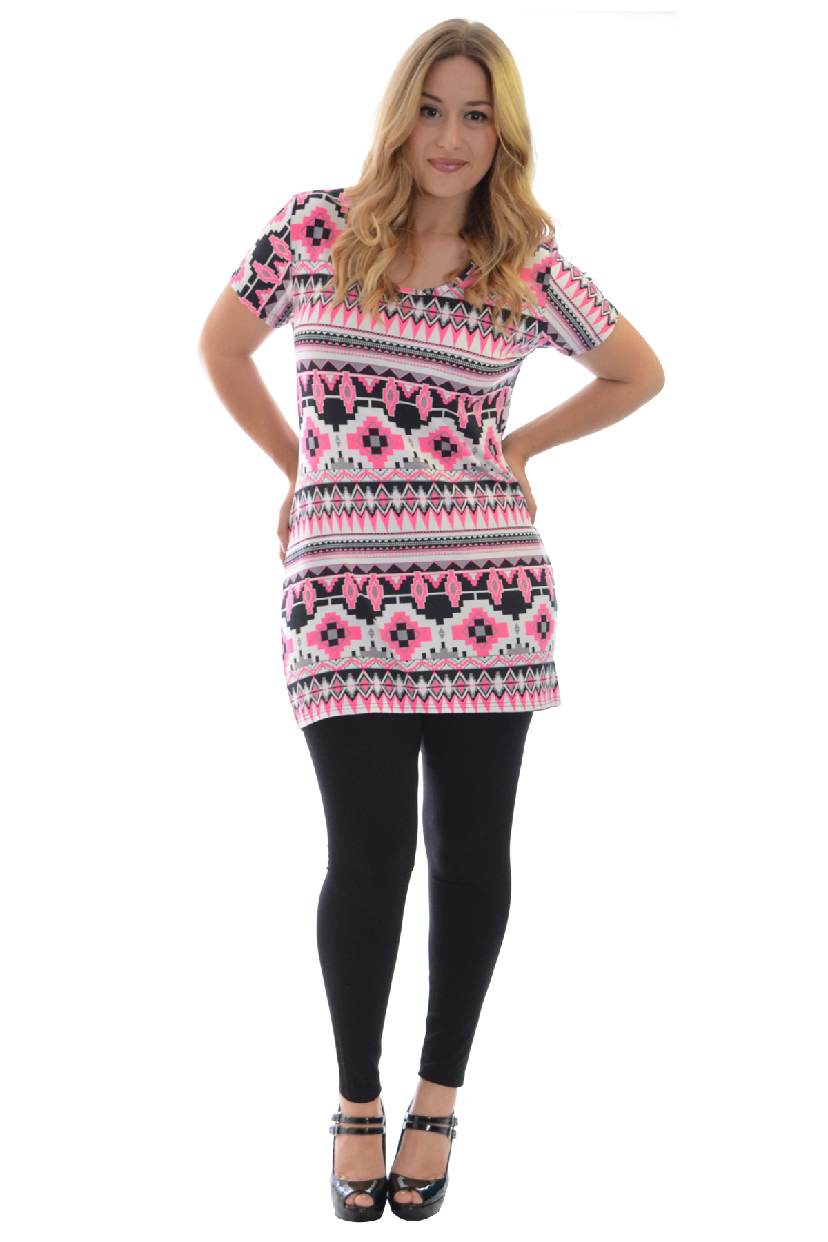 women's aztec print shirt