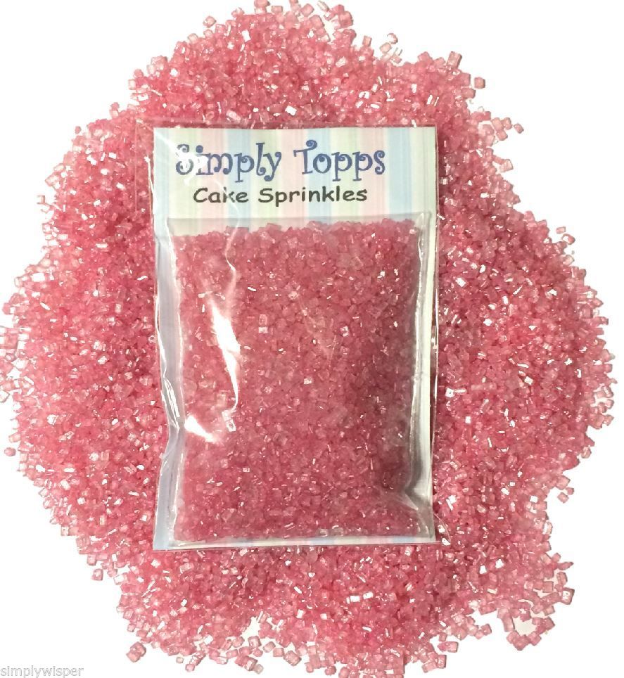 SPARKLING SUGAR Cake Decoration Sprinkles 30g Crystals