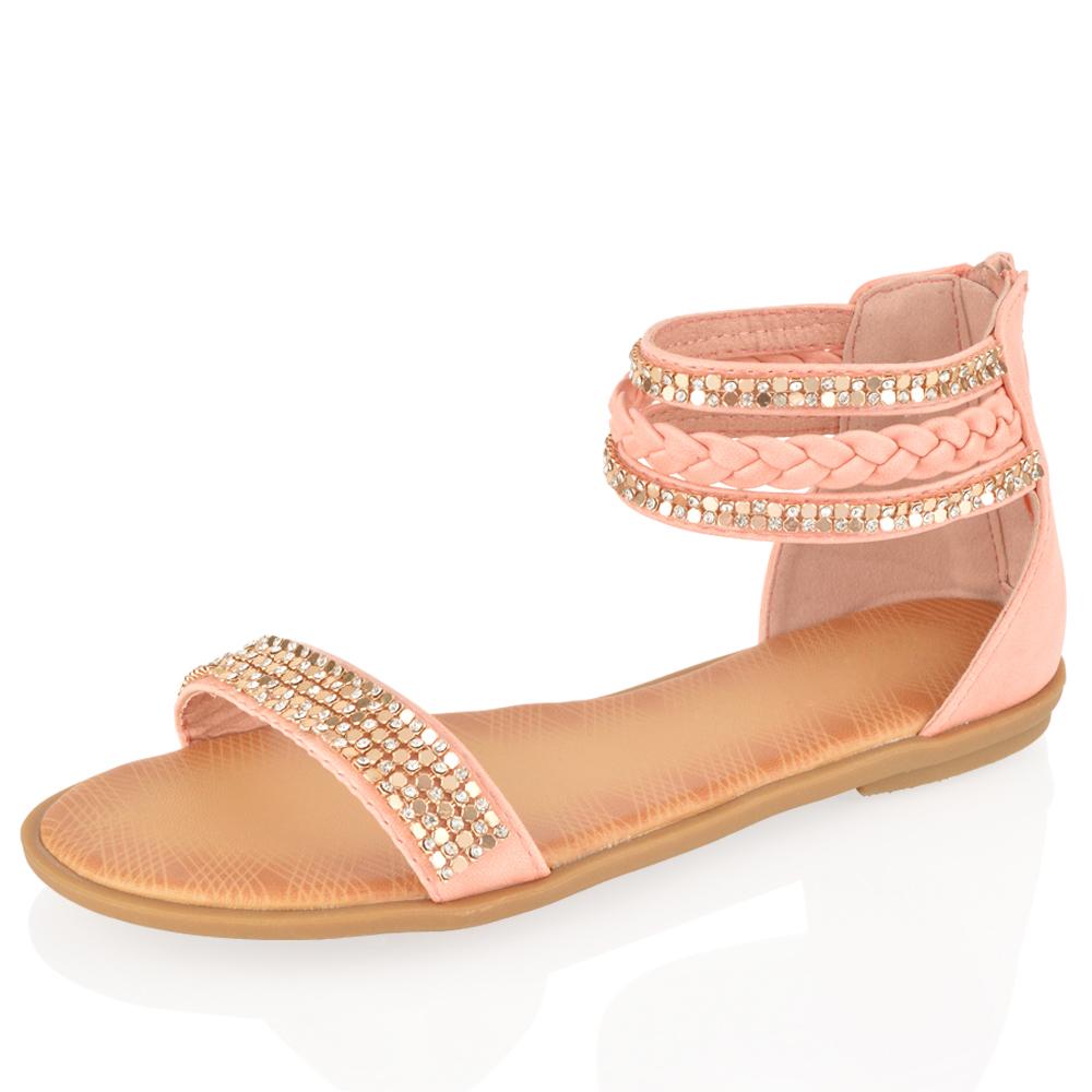 flat party sandals