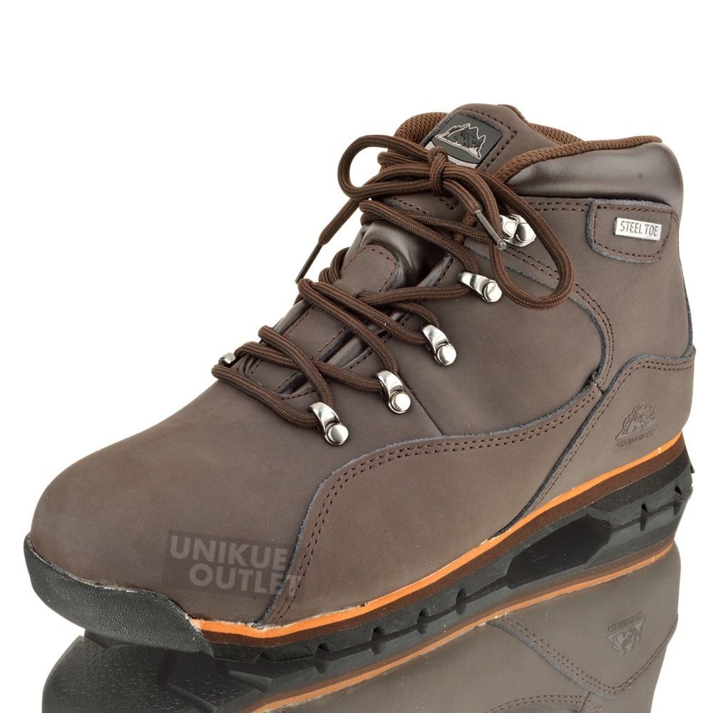 waterproof steel toe cap work boots