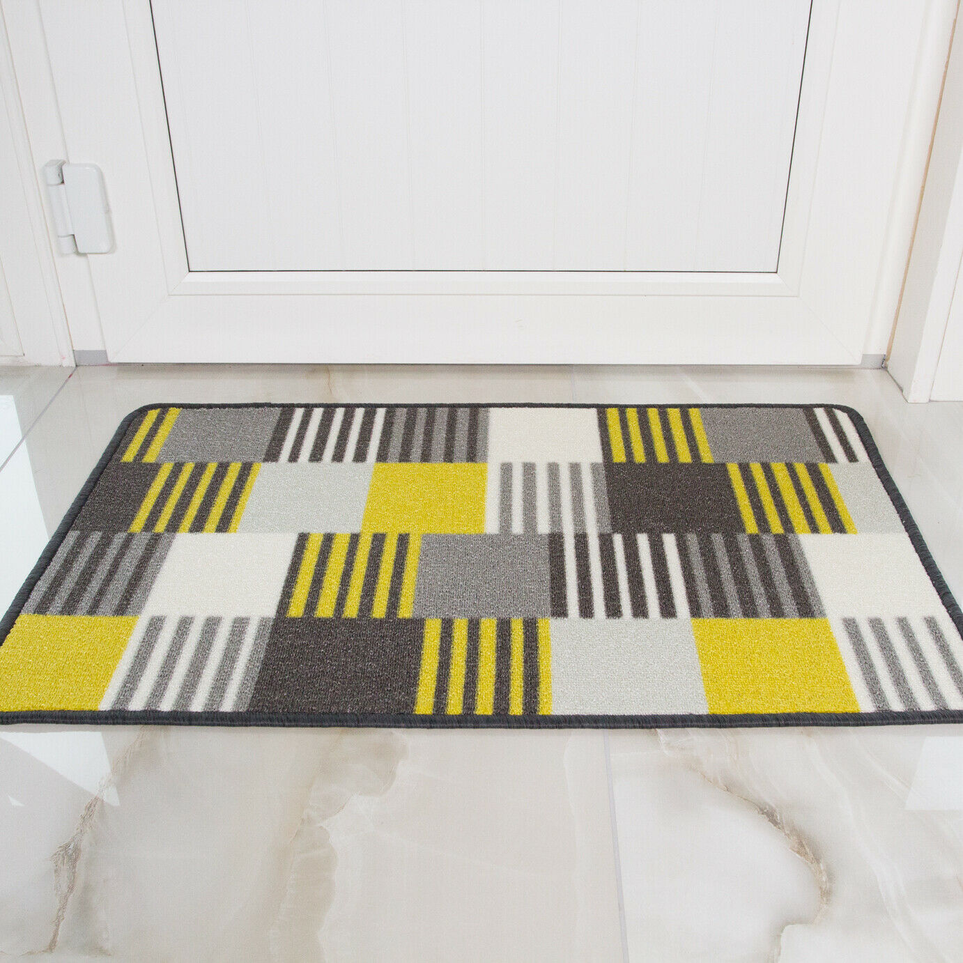 Bon Marché Anti Glisse Lavable Cuisine Jaune salon table grand tapis tapis