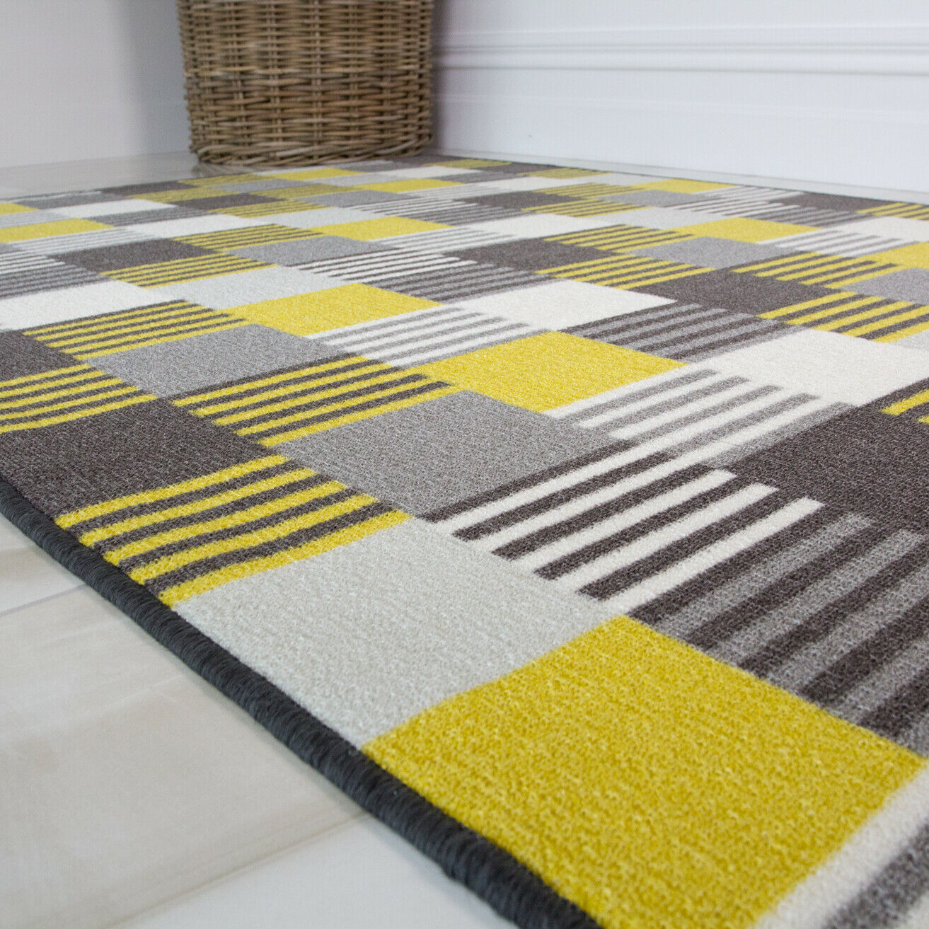 Bon Marché Anti Glisse Lavable Cuisine Jaune salon table grand tapis tapis