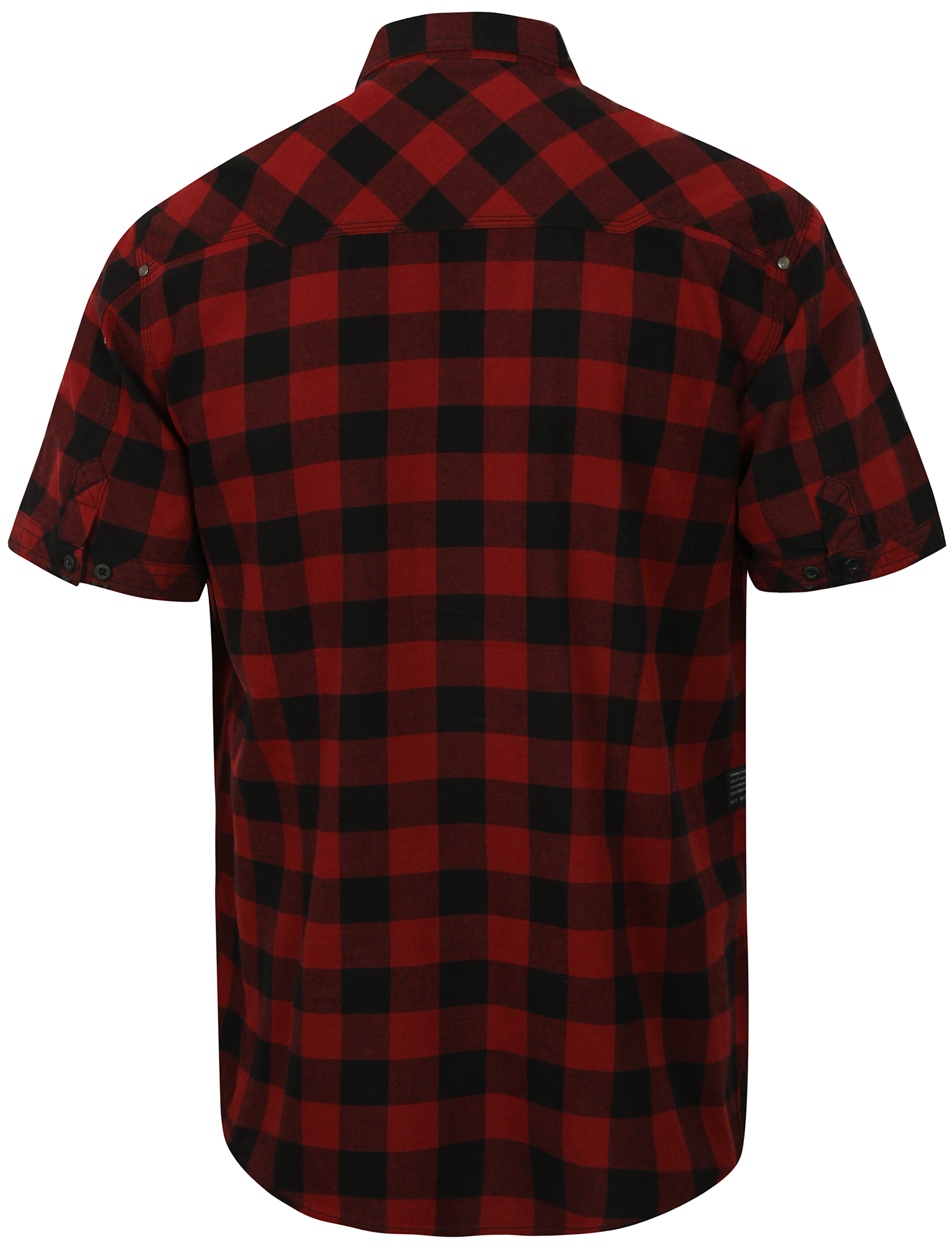 New Mens Dissident Pedroza Buffalo Checked Short Sleeve Shirt Top Size S-XXL