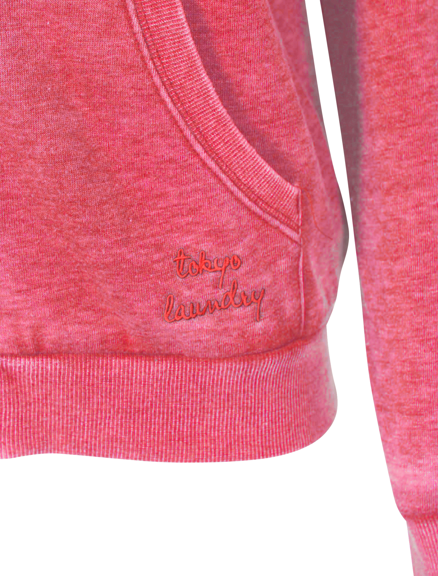 NUOVA linea donna Tokyo Laundry larkyn Con Cappuccio E Cerniera Felpa Con Cappuccio Maglione regolari Top Taglia 8-16