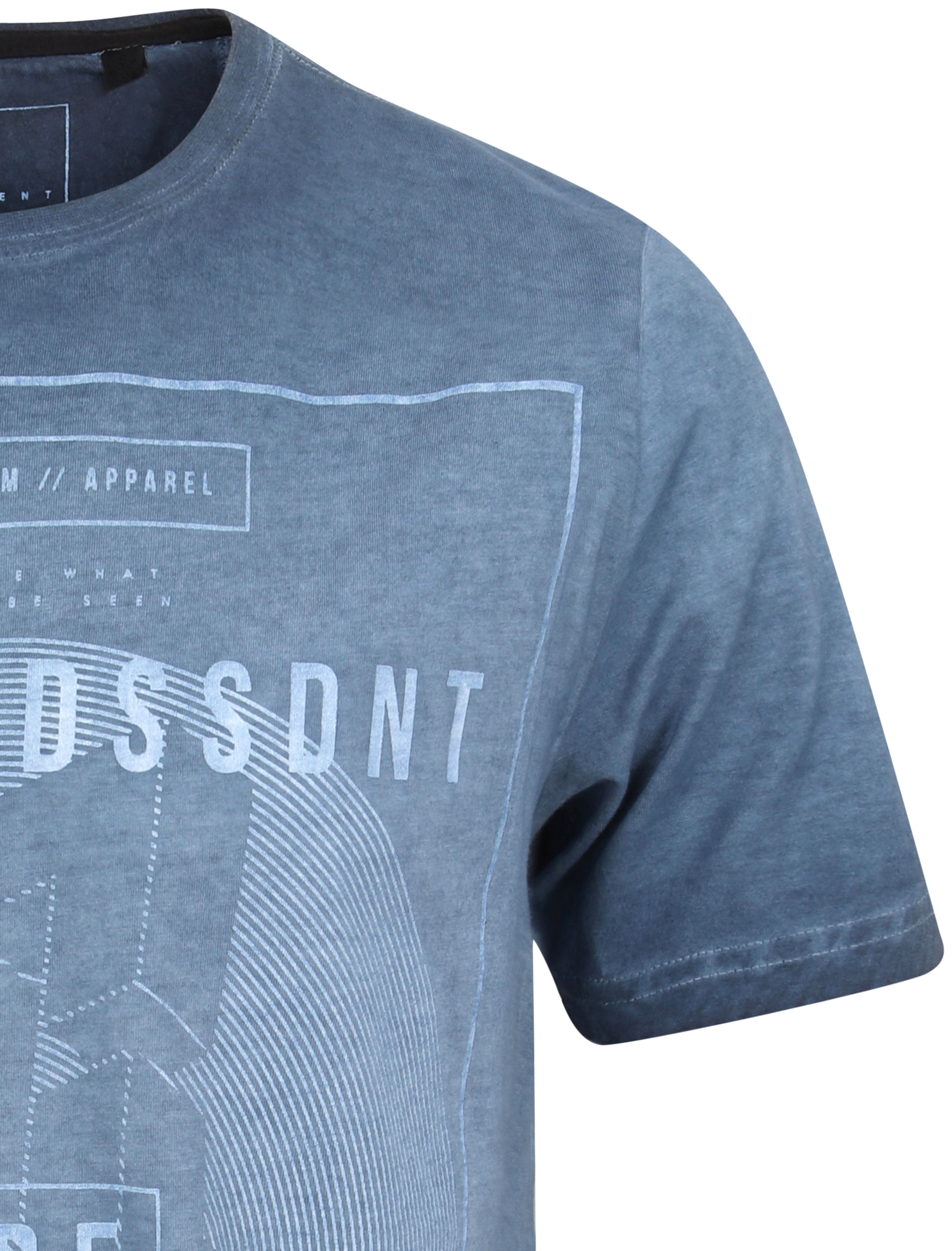 Dissident Men/'s Impossible Burnout T-Shirt Crew Neck Vintage Retro Graphic Print