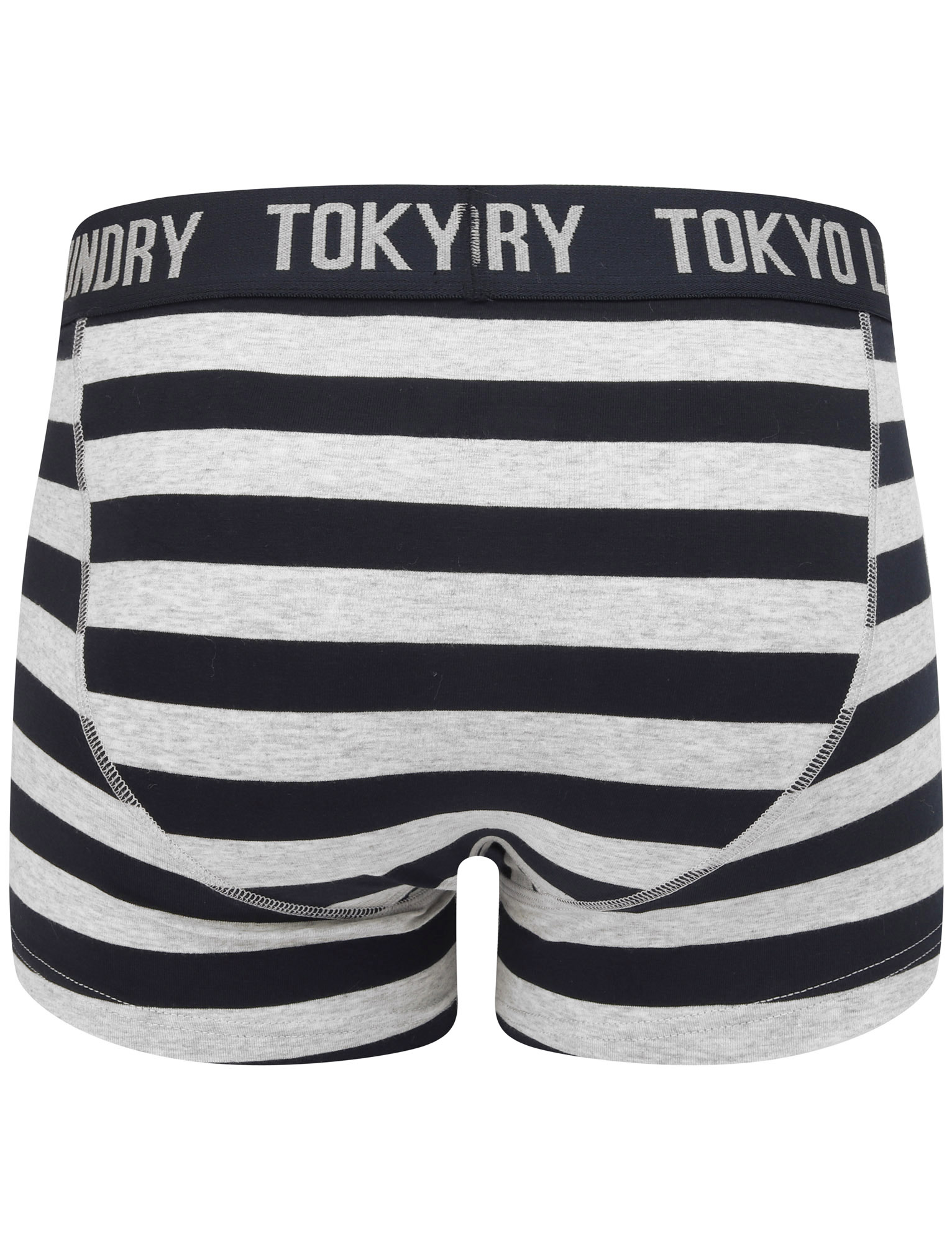 POLO da Uomo Tokyo Laundry Neville 2 Pack Boxer Cotone a Righe Set Taglia S-XXL