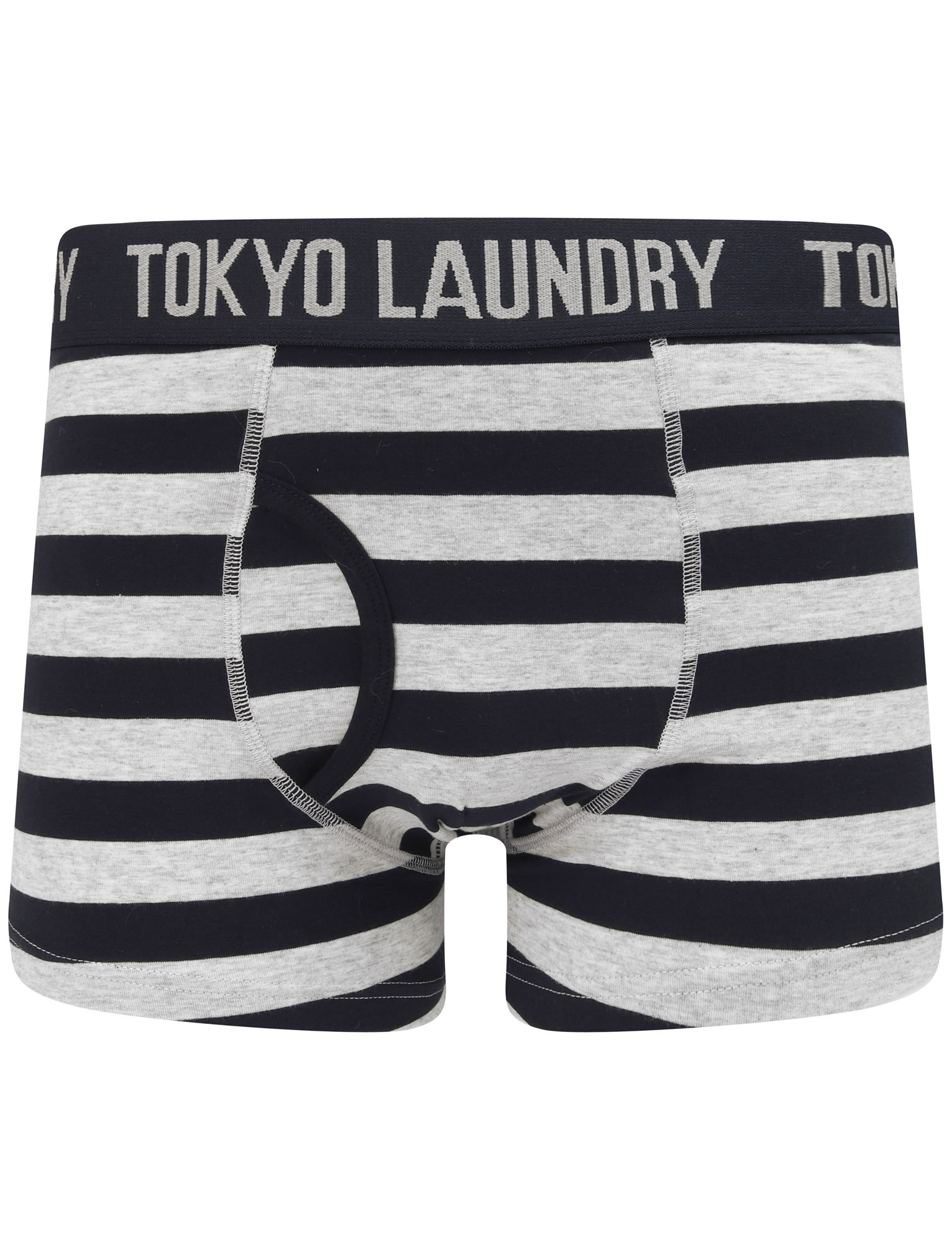 POLO da Uomo Tokyo Laundry Neville 2 Pack Boxer Cotone a Righe Set Taglia S-XXL