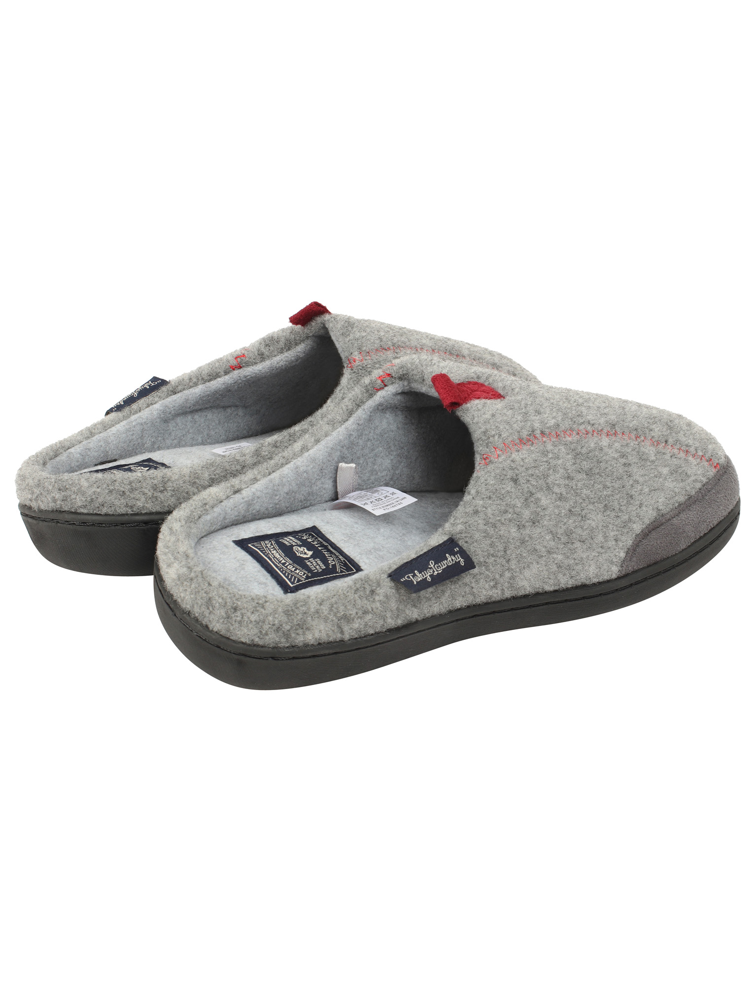 New Mens Tokyo Laundry Branded Fleece Lined Slippers Size 7-12