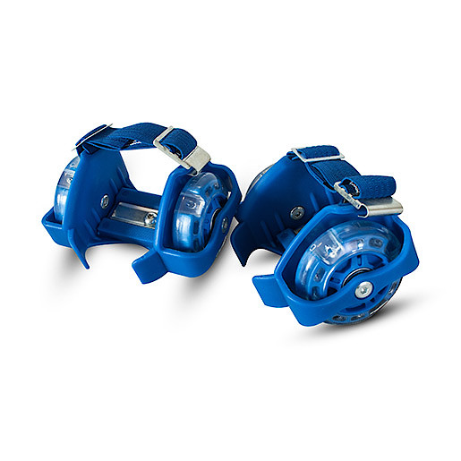 Wheels on Heels Innovative Roller Skates Zinc Street Gliders Blue Pink