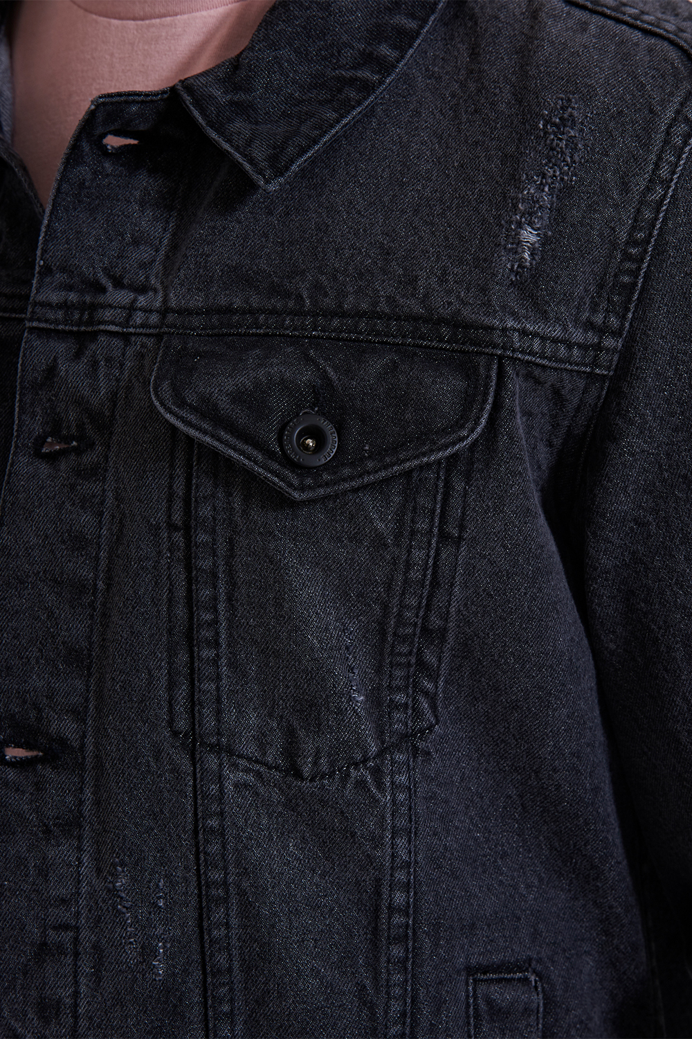 Logoro Da Uomo ROCKY Giacca Di Jeans di marca RIP dettagliate Premium Cotone Outwear