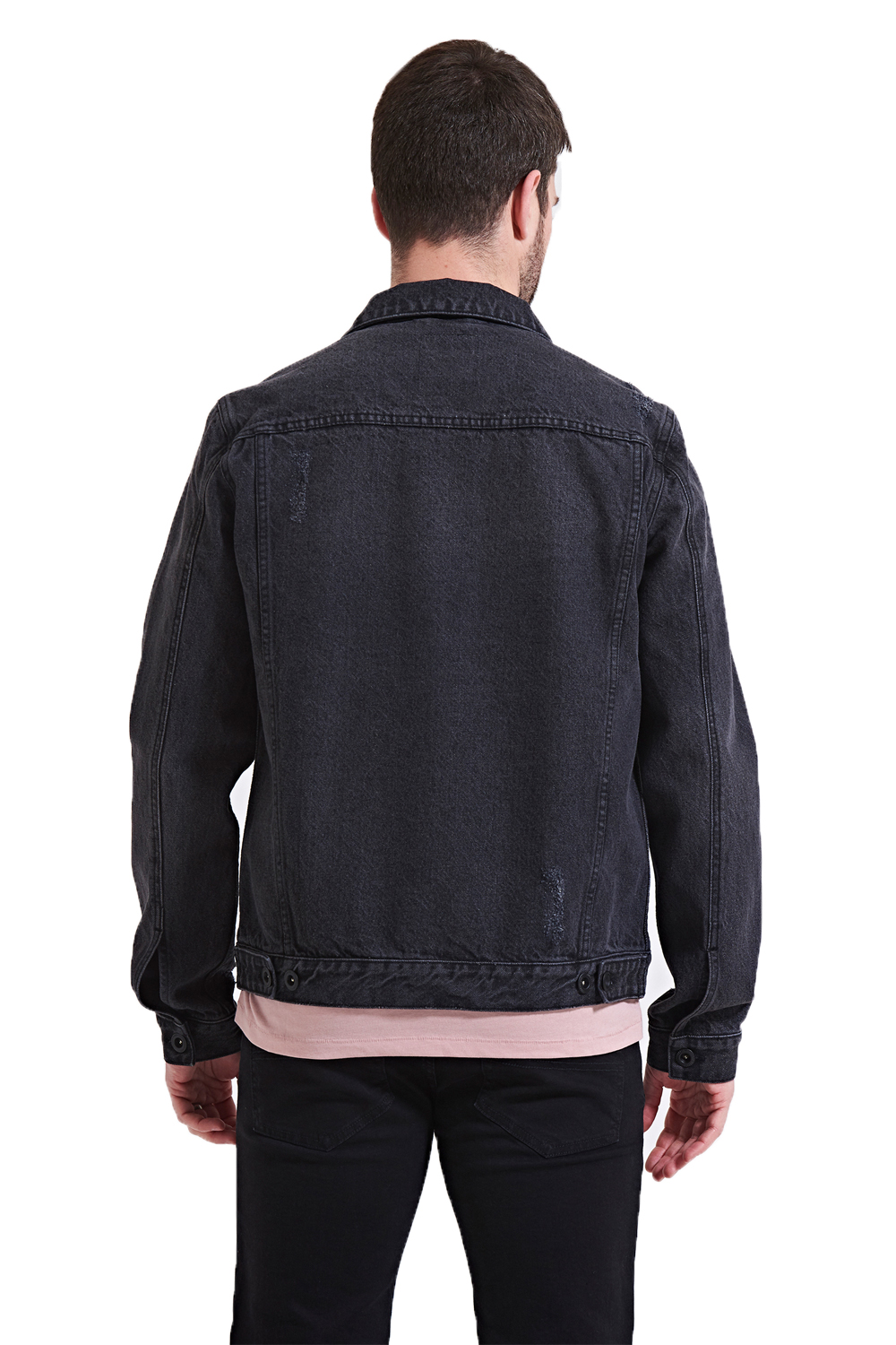 Logoro Da Uomo ROCKY Giacca Di Jeans di marca RIP dettagliate Premium Cotone Outwear