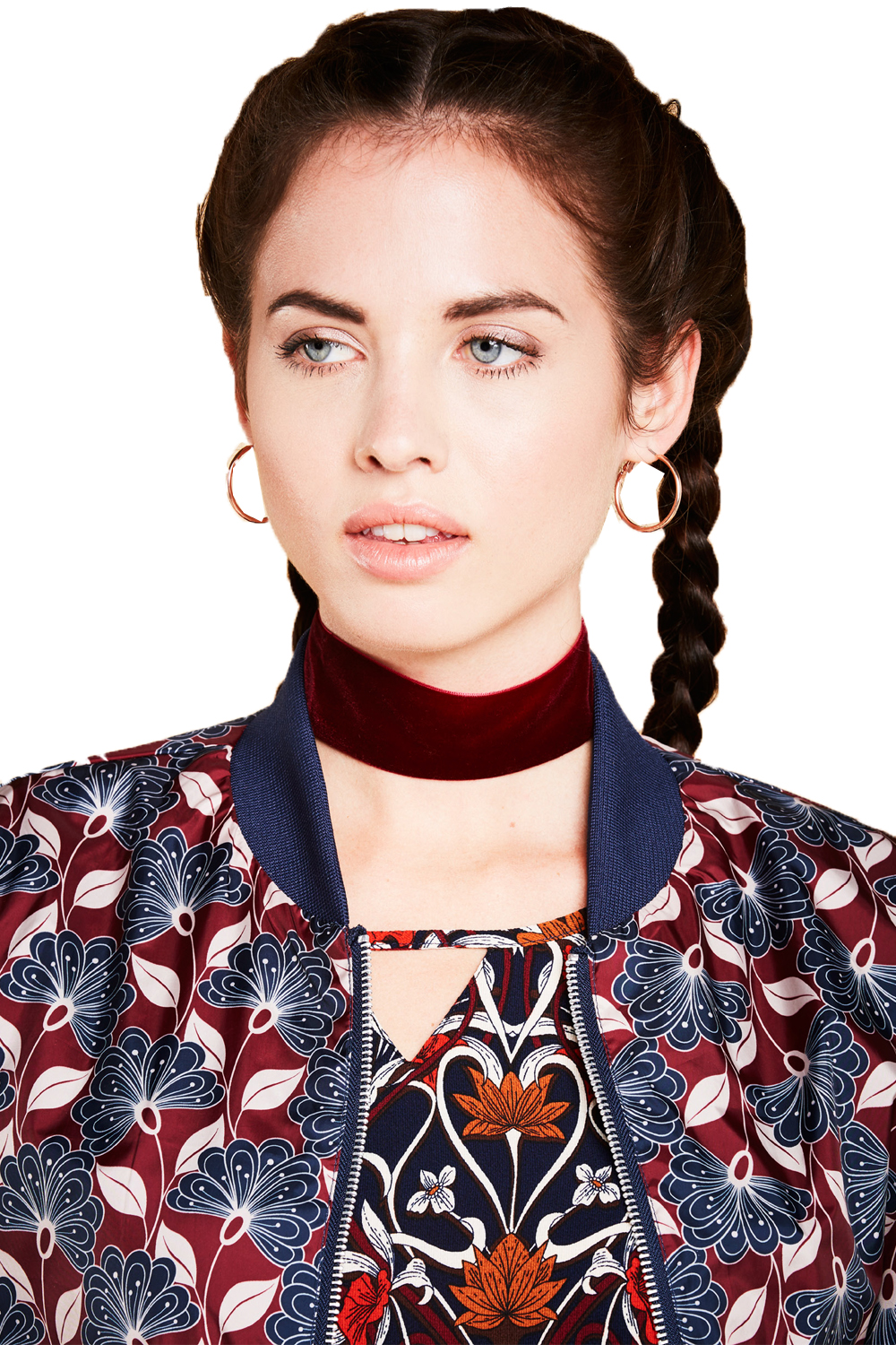 Brave Soul Ladies Golda Reversible Bomber Jacket MA1 Floral Or Plain Print Coat