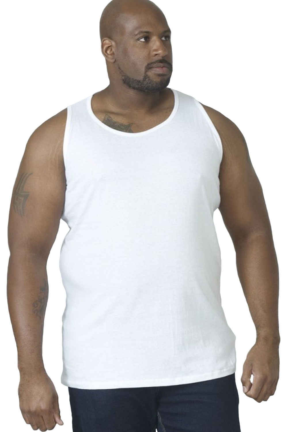 Duke D555 Mens Big Tall King Size Fabio Muscle Sleeveless Sport Gym Vest Top