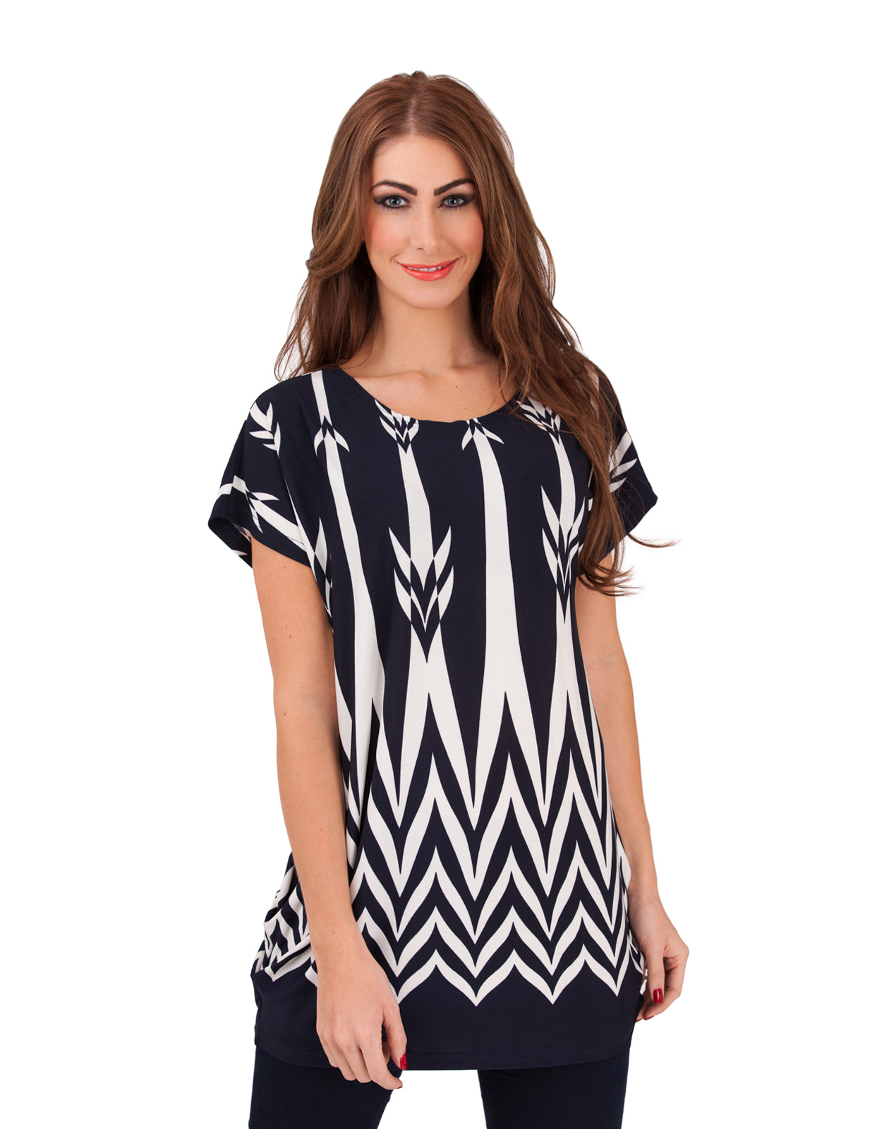 Boutique Womens Tunic Dress Long Summer Casual Monochrome Top Clearance Sale | eBay