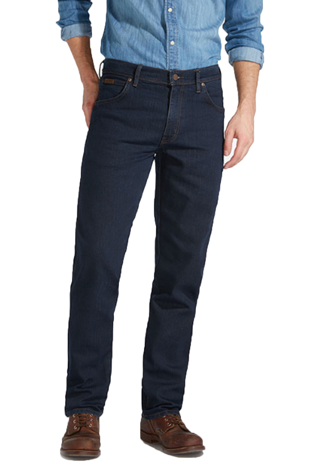 Wrangler Mens Texas Iconic New Designer Stretch Fit Jeans Original Western Pants