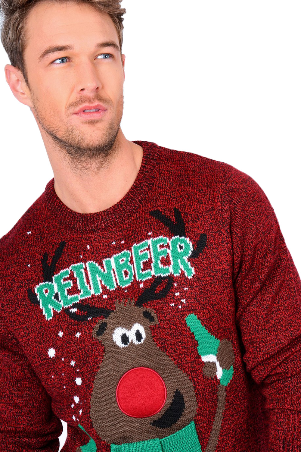 Adults Unisex Novelty Knitted Christmas Jumper New Festive Vintage Sweater Top