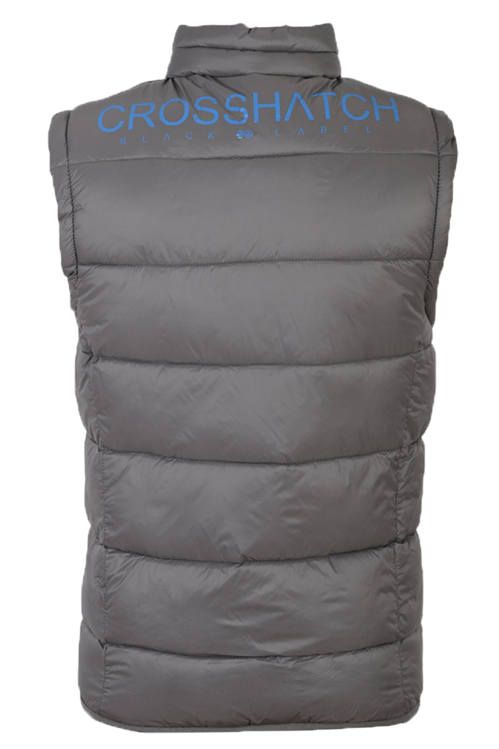 Crosshatch Mens Padded Gilet Zip Up Chevron Quilted Sleeveless Bodywarmer Jacket