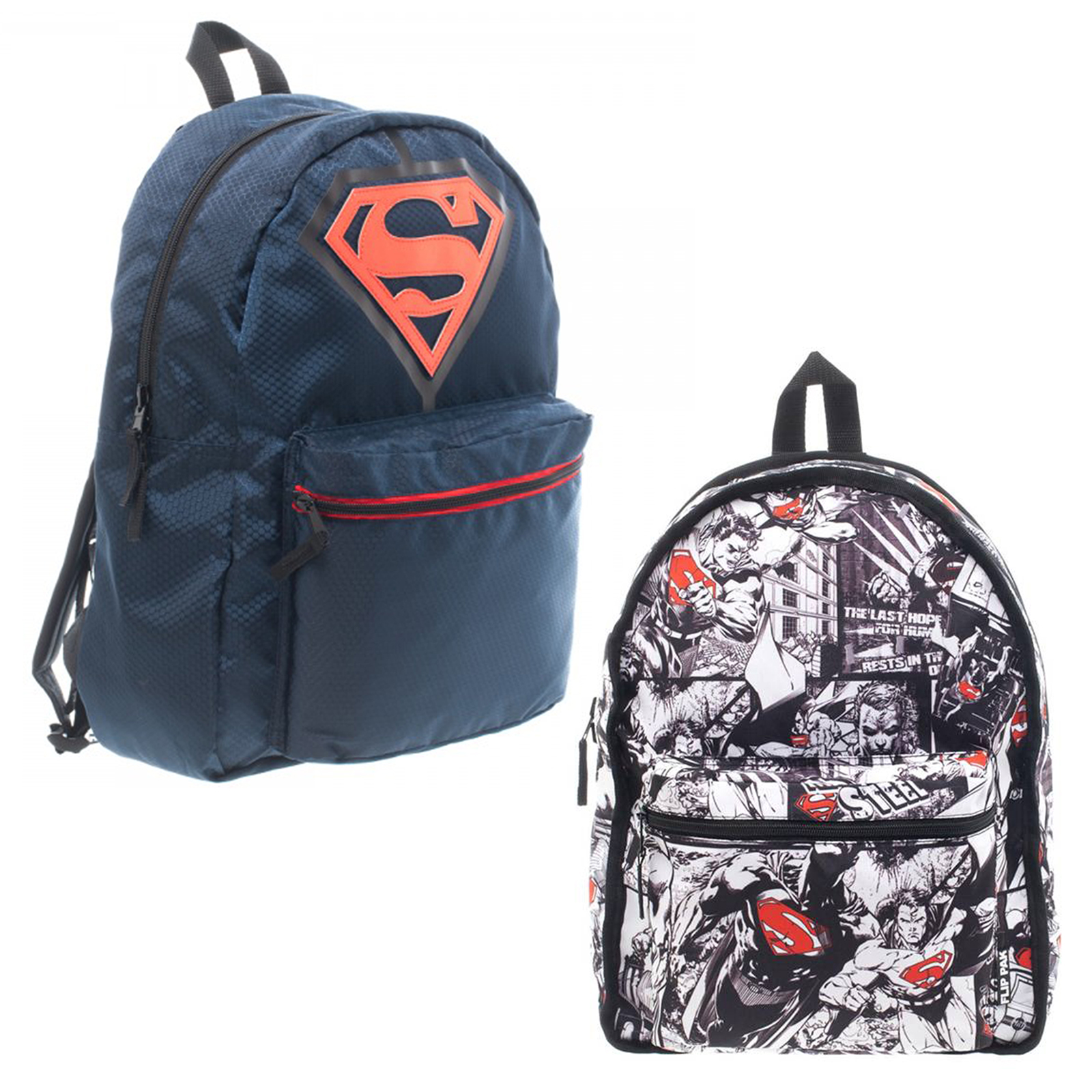 Official DC Comics Superman Reversible Backpack Comic Book Print Logo backpack eBay