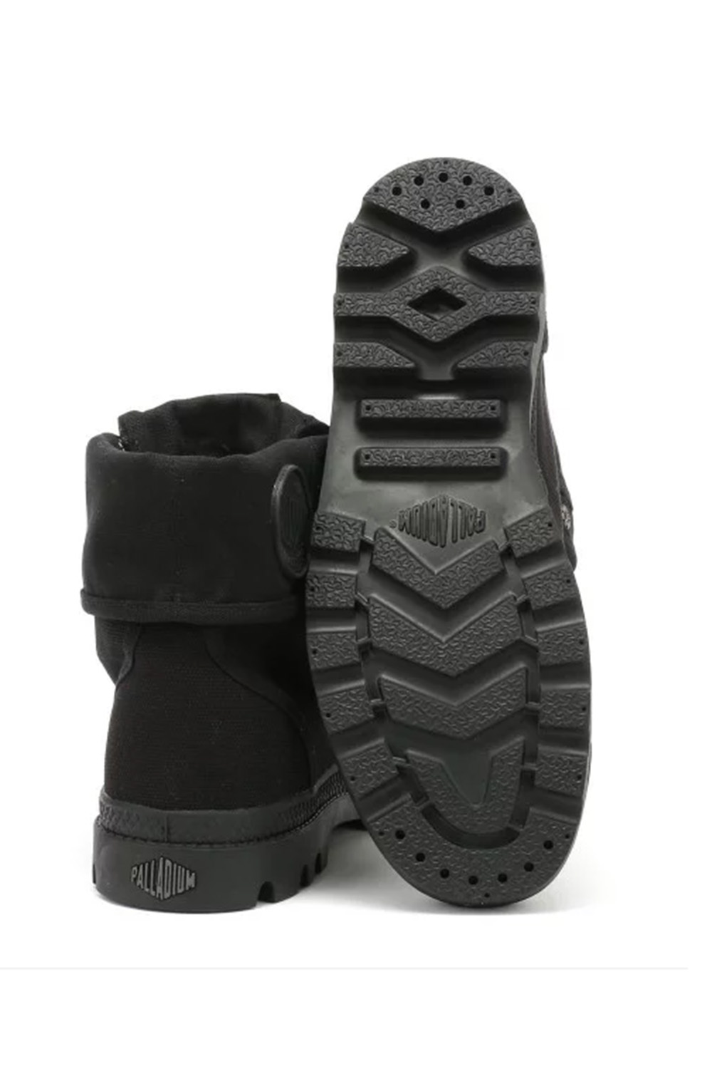 Palladium Mens US Baggy H Ankle Boots Casual Black Combat Military Canvas Shoes