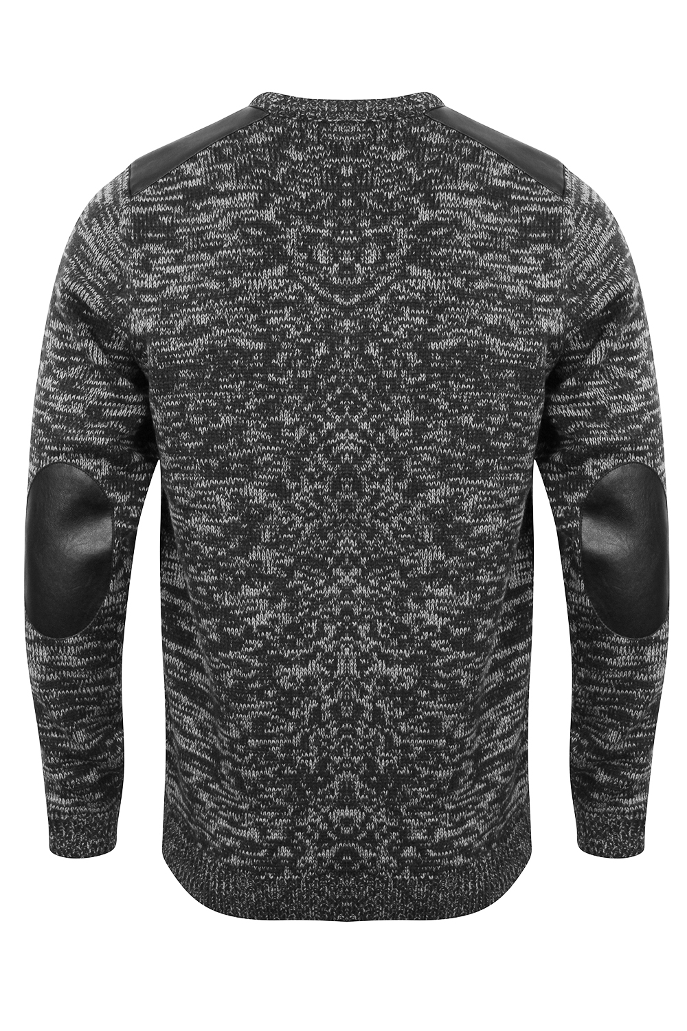 Mens Dissident Eldon Jumper Crew Neck Chunky Knitted Twist Pullover Sweater Top