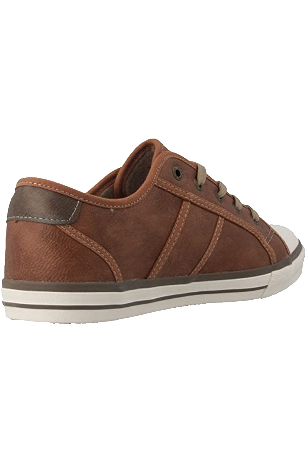 Mustang Womens Ladies Low Top 5 Eyelet Lace Up Shell Toe Pumps Trainers Sneaker