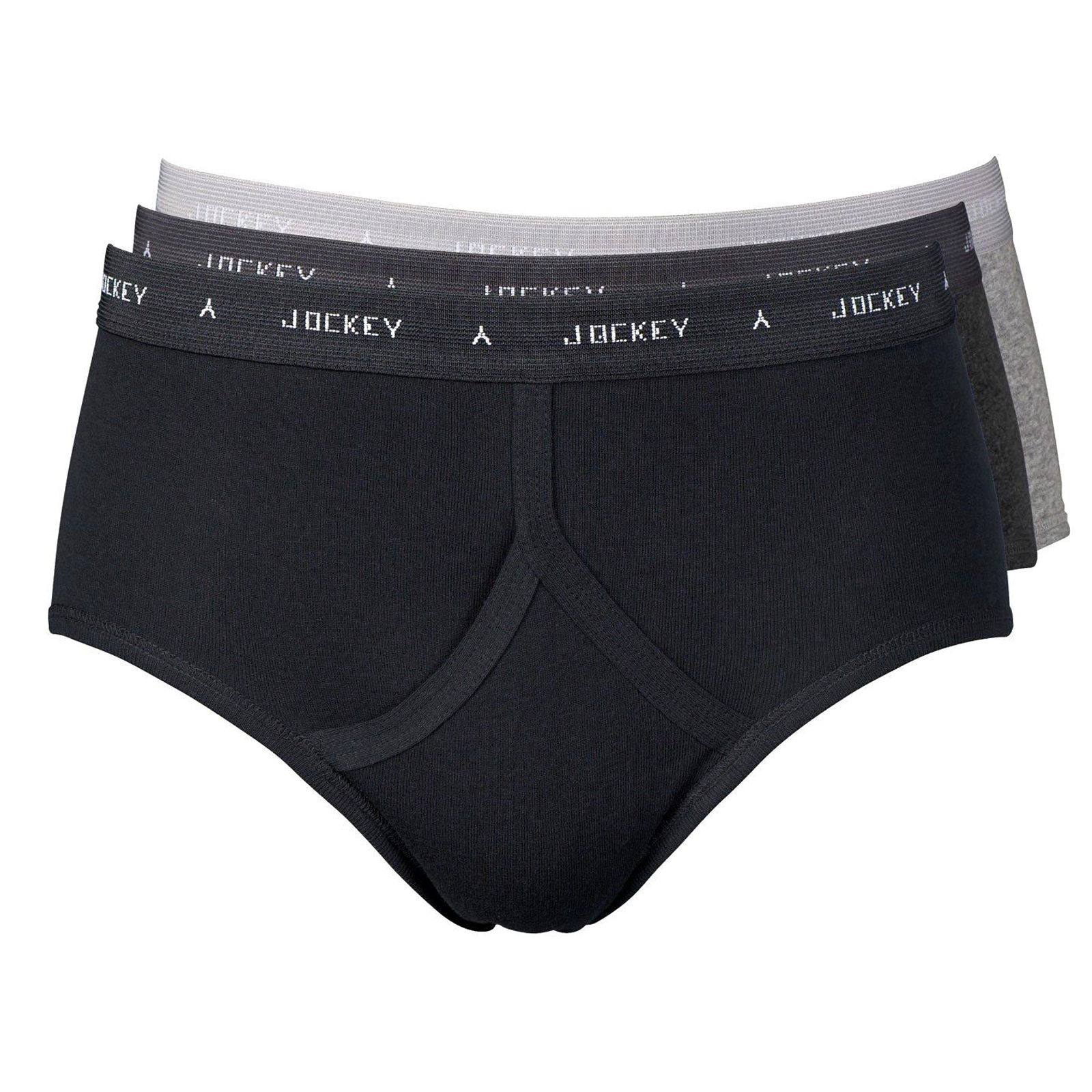 Jockey Mens Y Fronts 3 Pack Underwear Big Tall King Size Regular In
