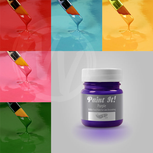 Food Paint Edible Rainbow Dust 25g Paint It MATT