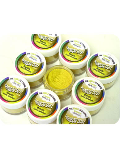 EDIBLE Lustre Dust Rainbow Dust Metallic Silk Range Cake ...