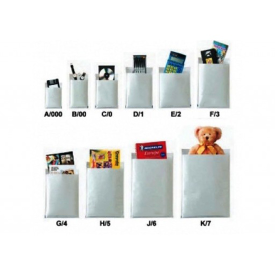 Mail lite SACS ENVELOPPES POSTALE rembourré cas bulles featherpost or blanc