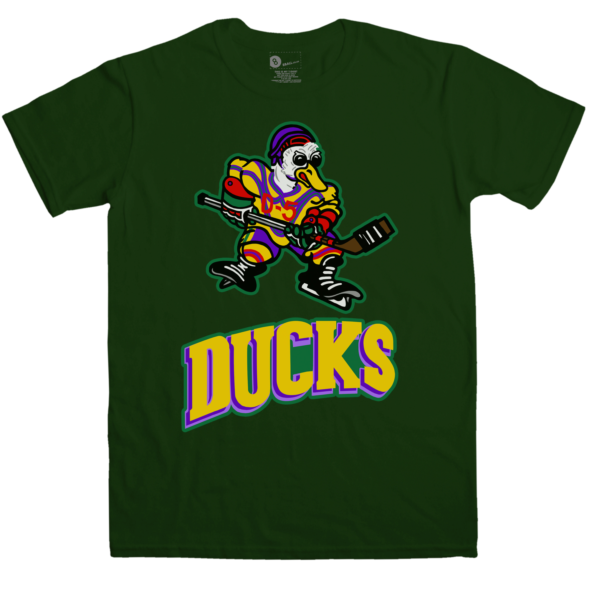 Mens T Shirt - Mighty Ducks Logo | eBay