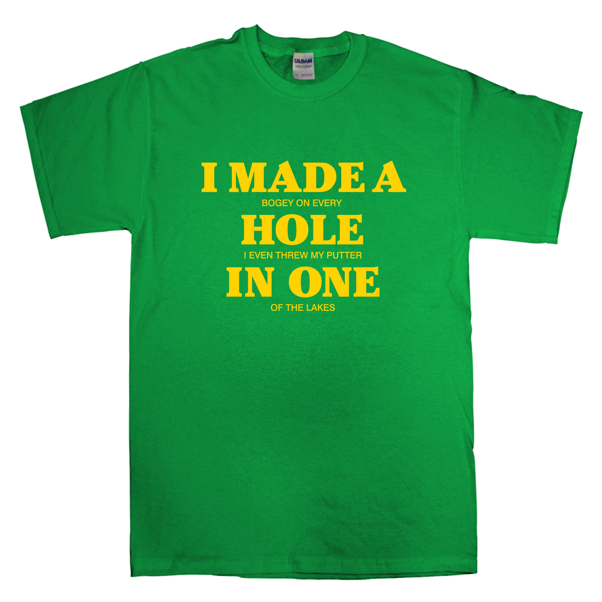 Mens Golf T Shirt - I Made A Hole In One | eBay