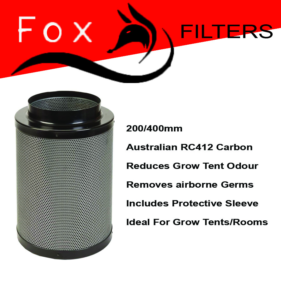 Fox Hydroponics 5" Inch Odour Neutralising Filter For Indoor Growing 
