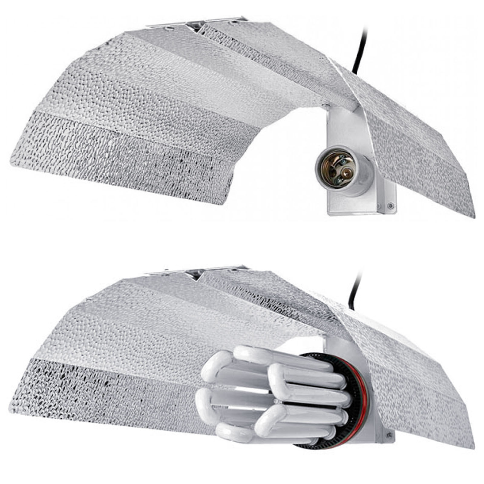 CFL Bulb Reflector Shade Euro Barn Wing Reflective Grow Lamp Fitting