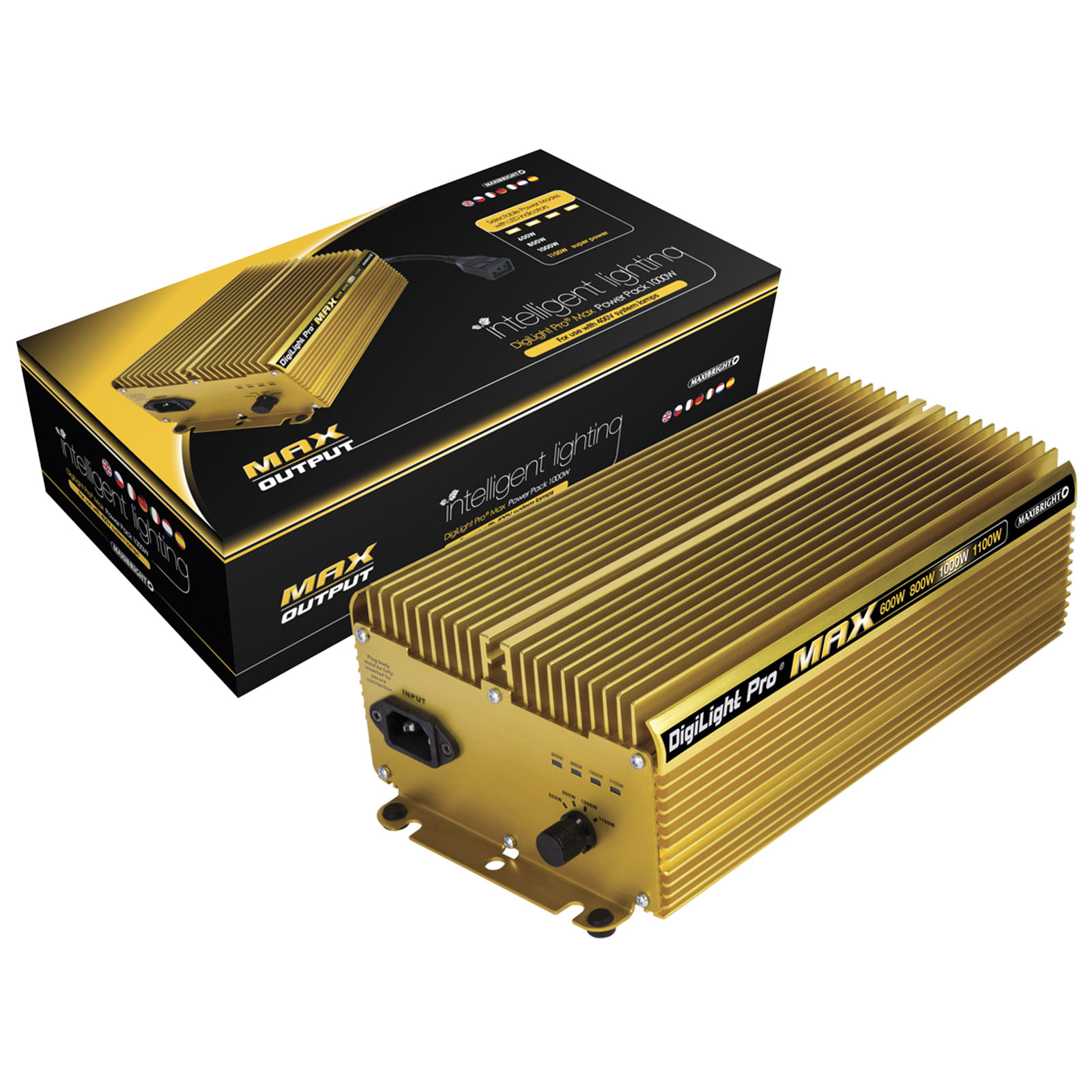 Hydroponics Maxibright Digilight Pro Max Gold 1000W (400V ...