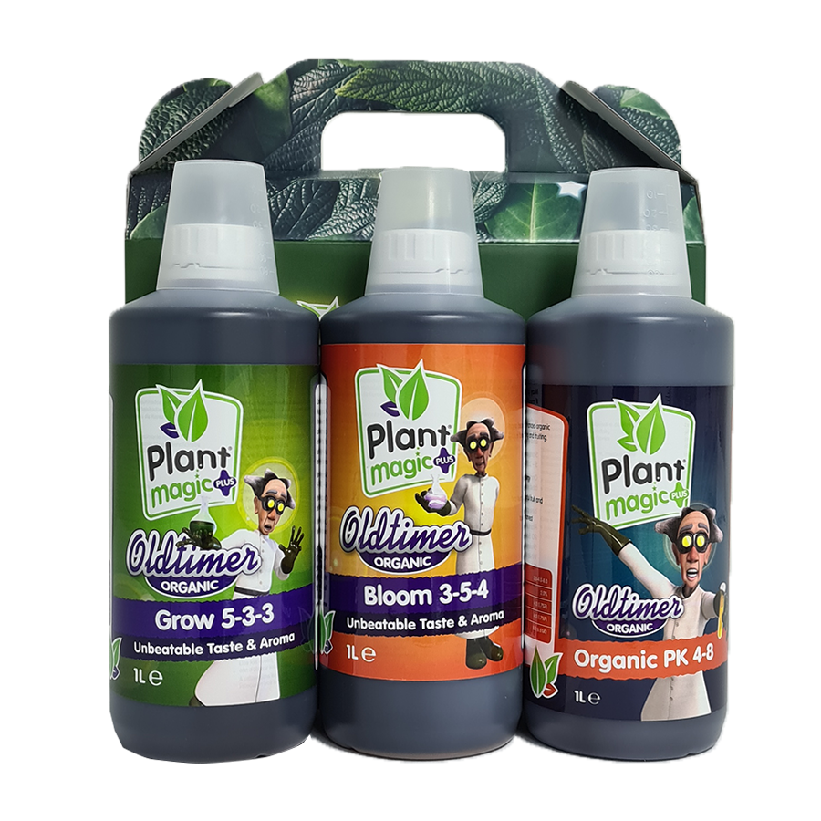 Plant Magic Plus Oldtimer Organic TriPack 1L Hydroponics