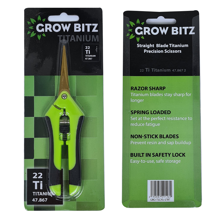 licens Skrive ud samfund Grow Bitz Titanium Scissors - Curved Or Straight - Long Lasting Super Sharp  | eBay