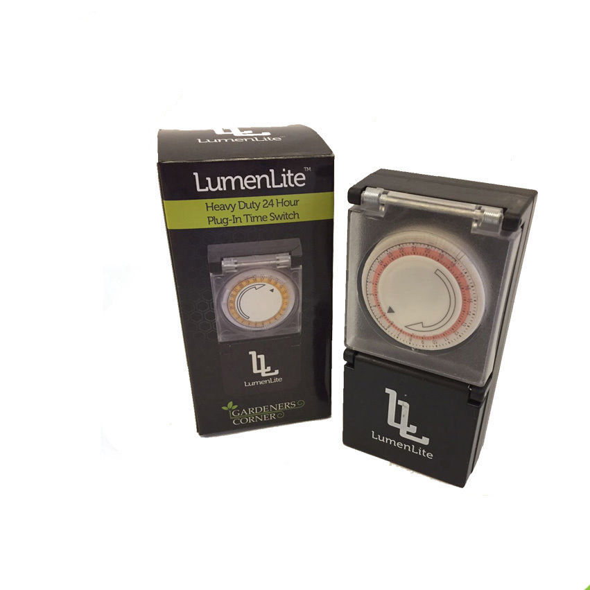 Download lumen lite Heavy Duty Grow Light Timer 600W Hydroponics plug grow tent room Lighting ...