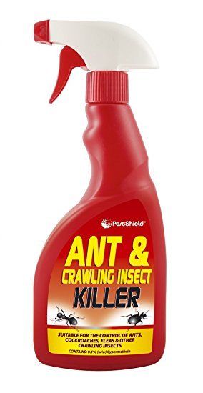 Pestshield Ant & Crawling Insect Killer 500ml Spray Trigger Garden Pest ...