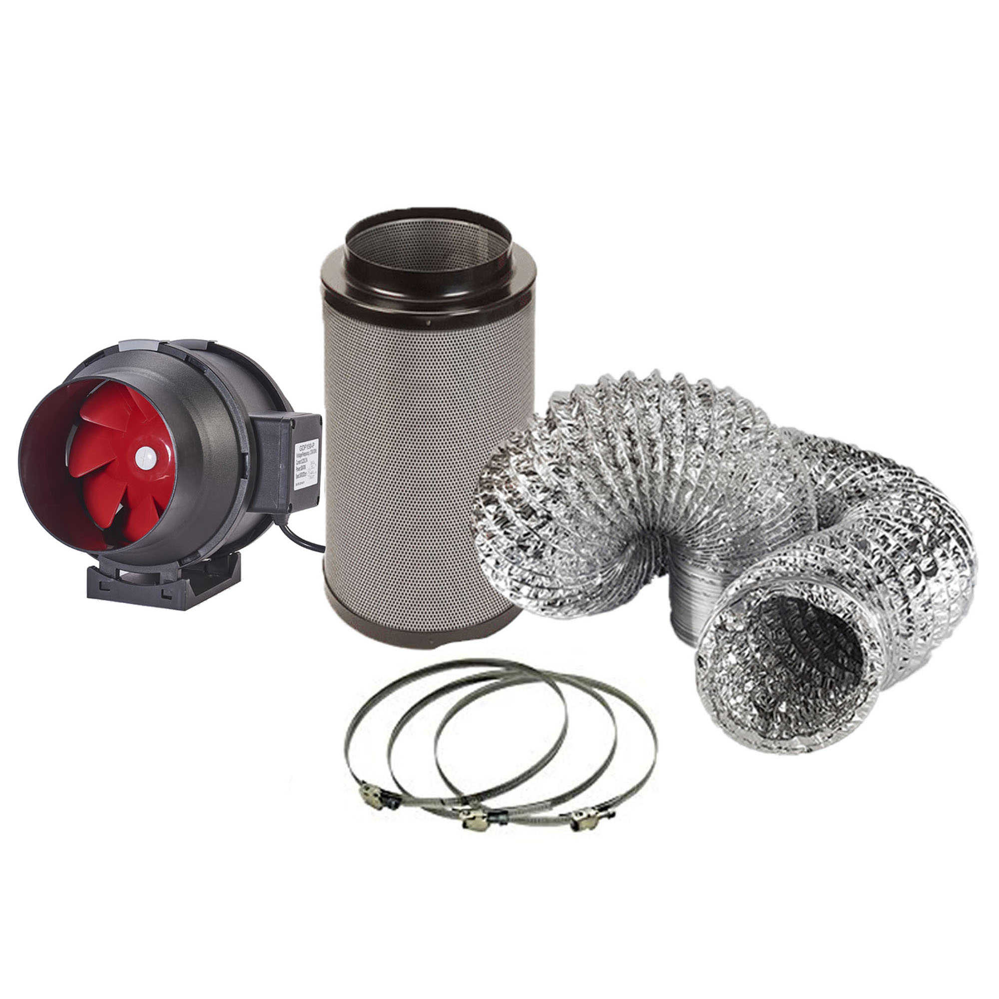 Home & Garden Hydroponics Fox Carbon Filter Odour Extraction Fan