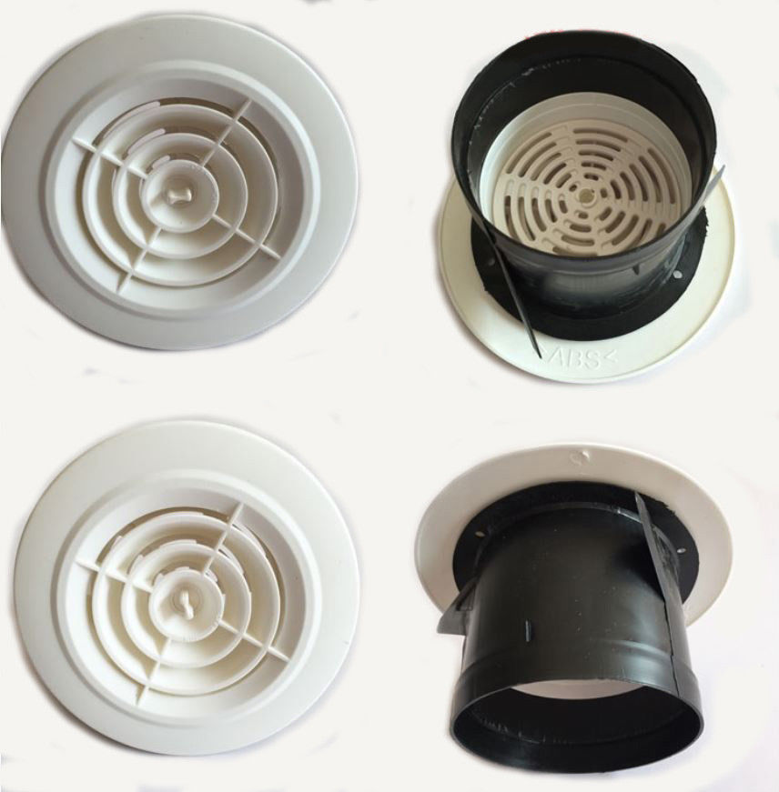 Hydroponics Adjustable Bathroom Kitchen Shower Cooker Hood Air Vent 5