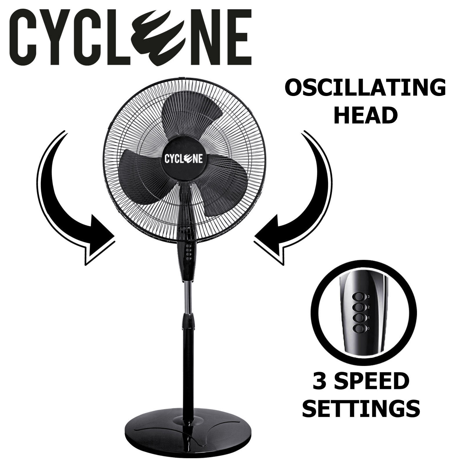 Hydroponics Clip On Box Fan Wall Fan Pedestal Black Fan Variation Grow