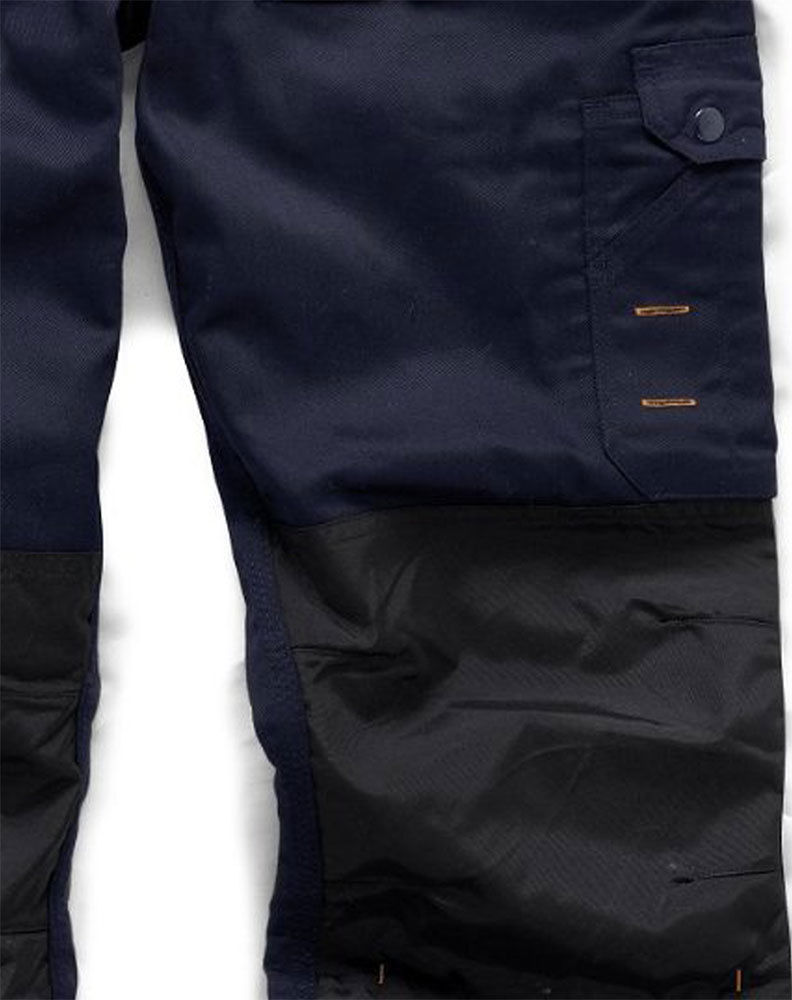 Scruffs Worker Plus Work Trousers Black Navy Cargo Combat Hard Wearing Trouser 