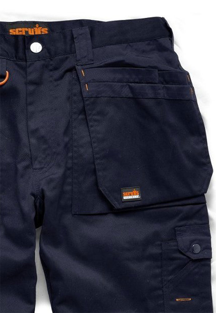 Trade Mens Work Scruffs WORKER PLUS Trousers Multi-Pocket Navy Various Sizes 